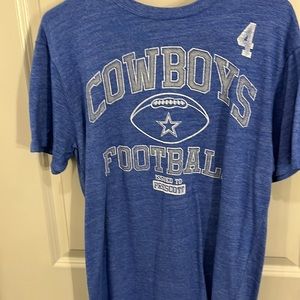 Large Dallas Cowboys #4 Prescott tee